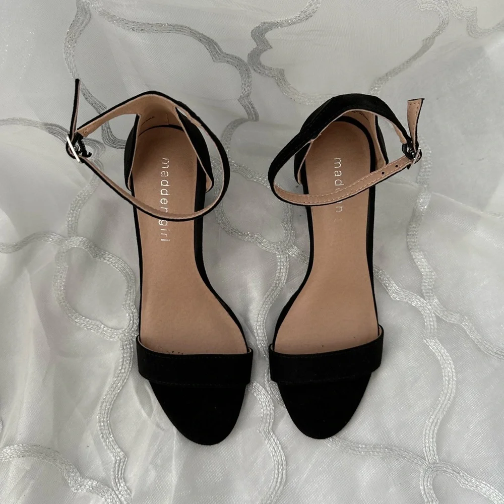 Steven Madden Girl Beella black block heels - Picture 4 of 9